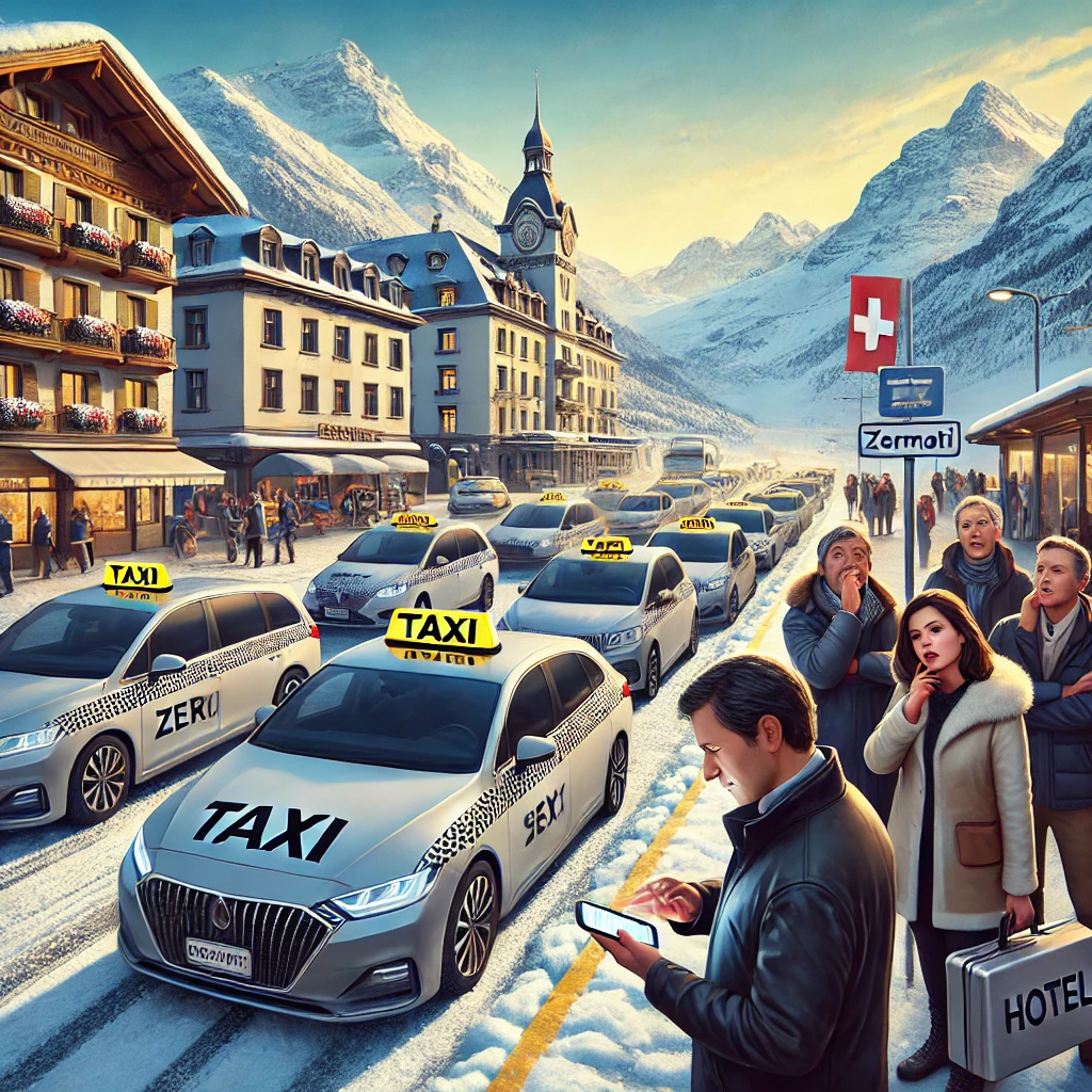 Suisse : forte hausse des prix des taxis à Zermatt